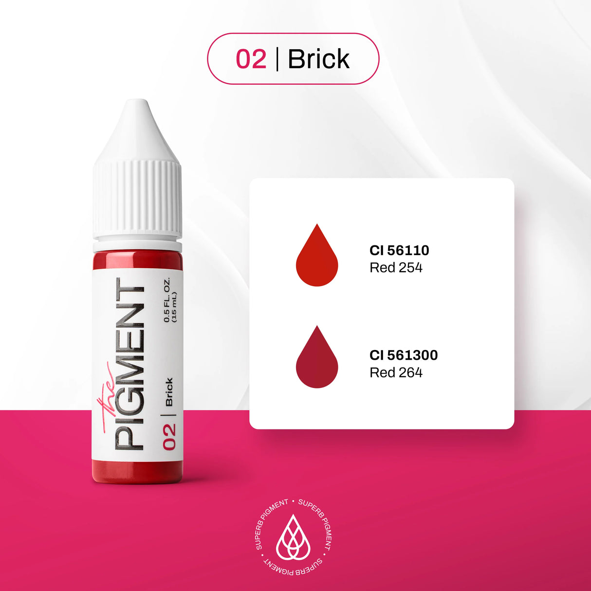 The Pigment 02 Brick Pigmento (15ml)