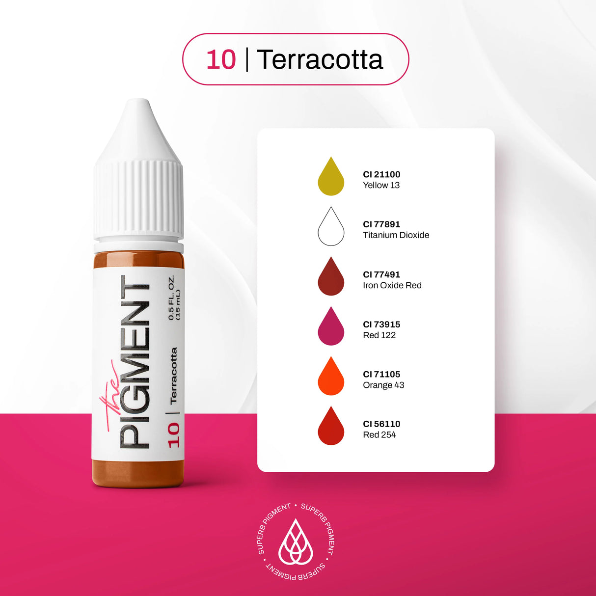 The Pigment 10 Terracotta Pigmento (15ml)
