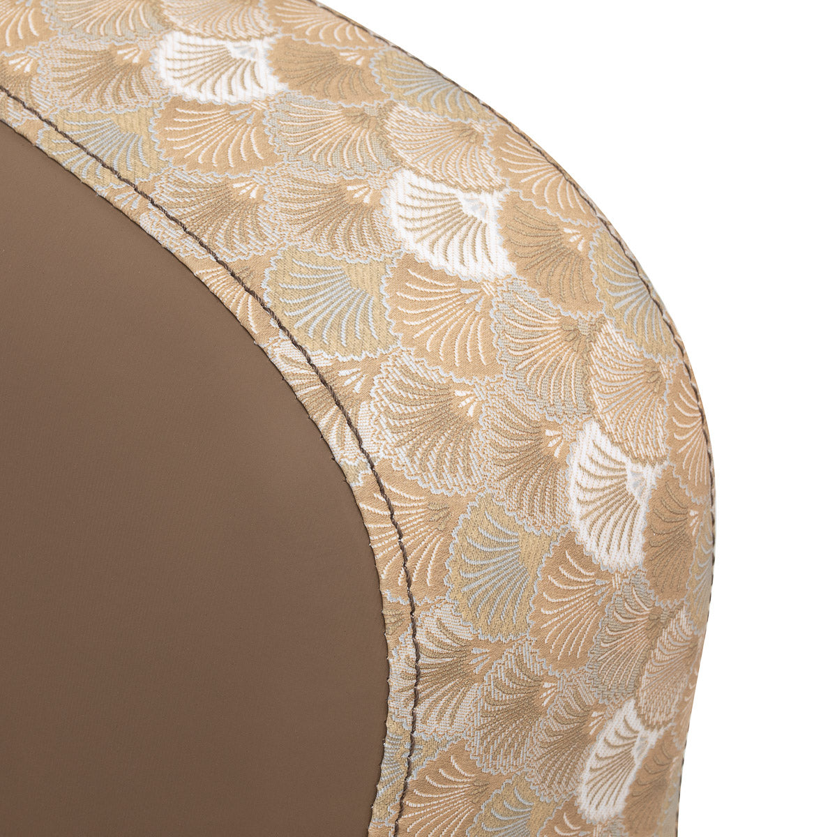 Light brown Omega Grandeur waiting room chair by OMEGA with cushioned seat and backrest in a modern, comfortable design.