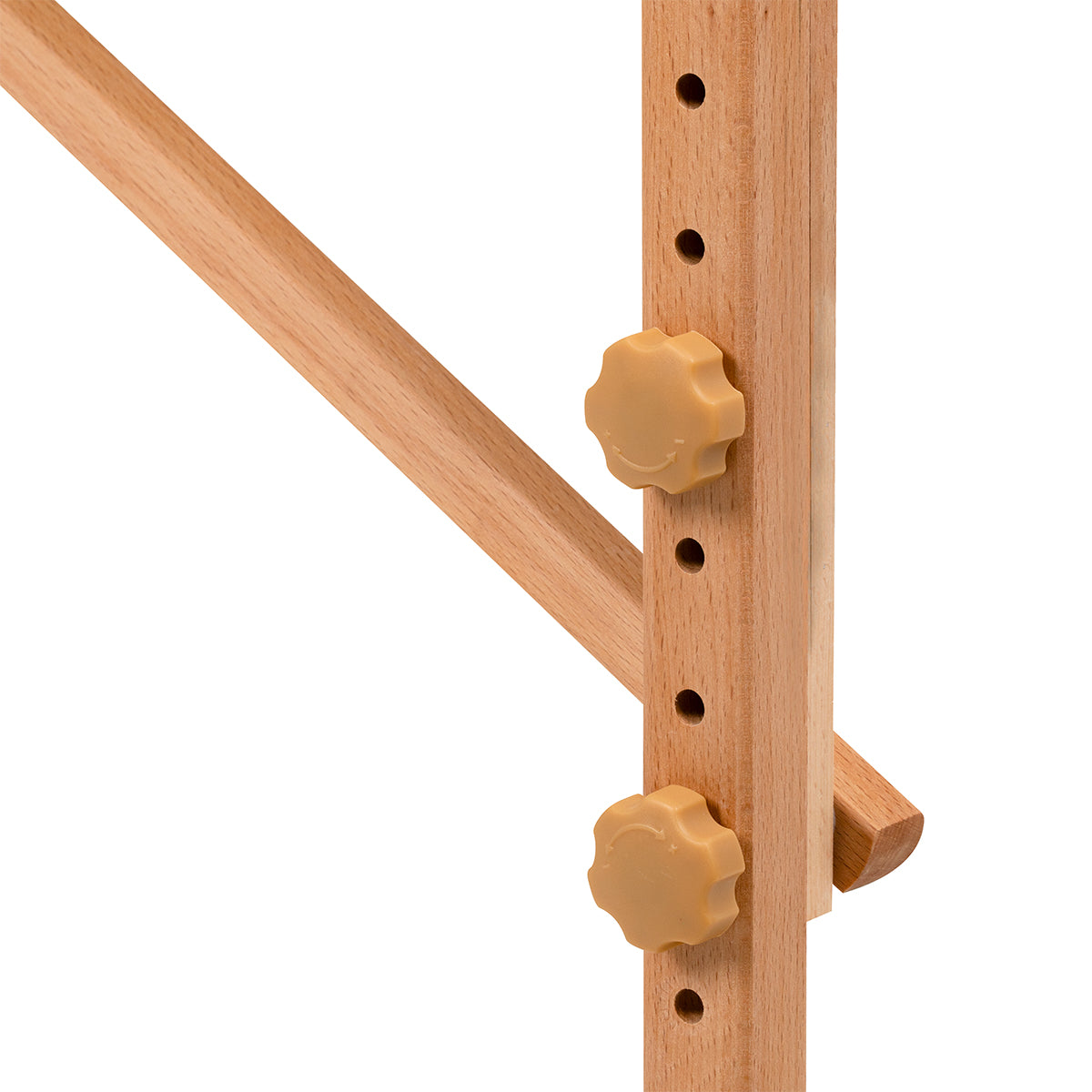 BALANCE wooden folding massage table with three segments in black, showcasing its sturdy construction and adjustable design.
