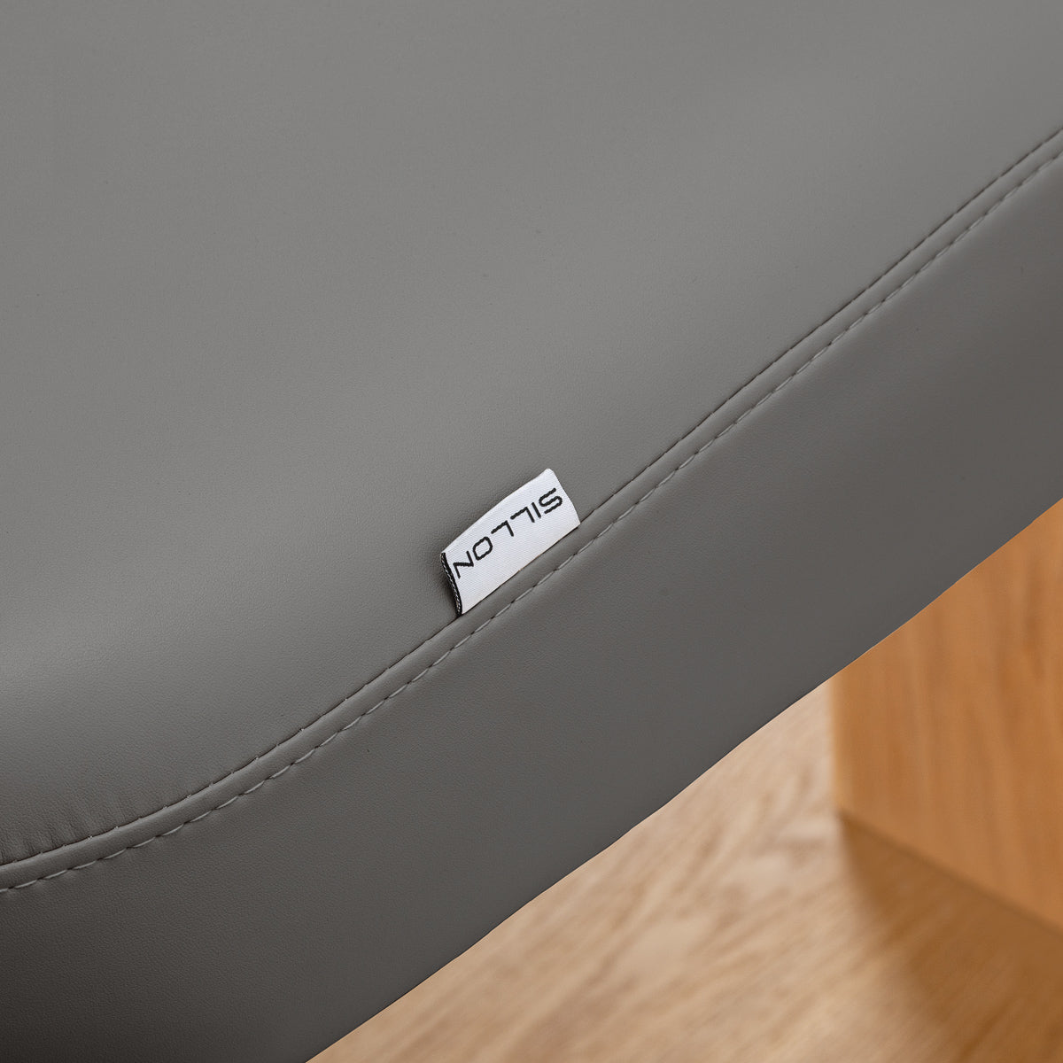 Sillon Relax · cinzento · etiqueta Sillon e costura