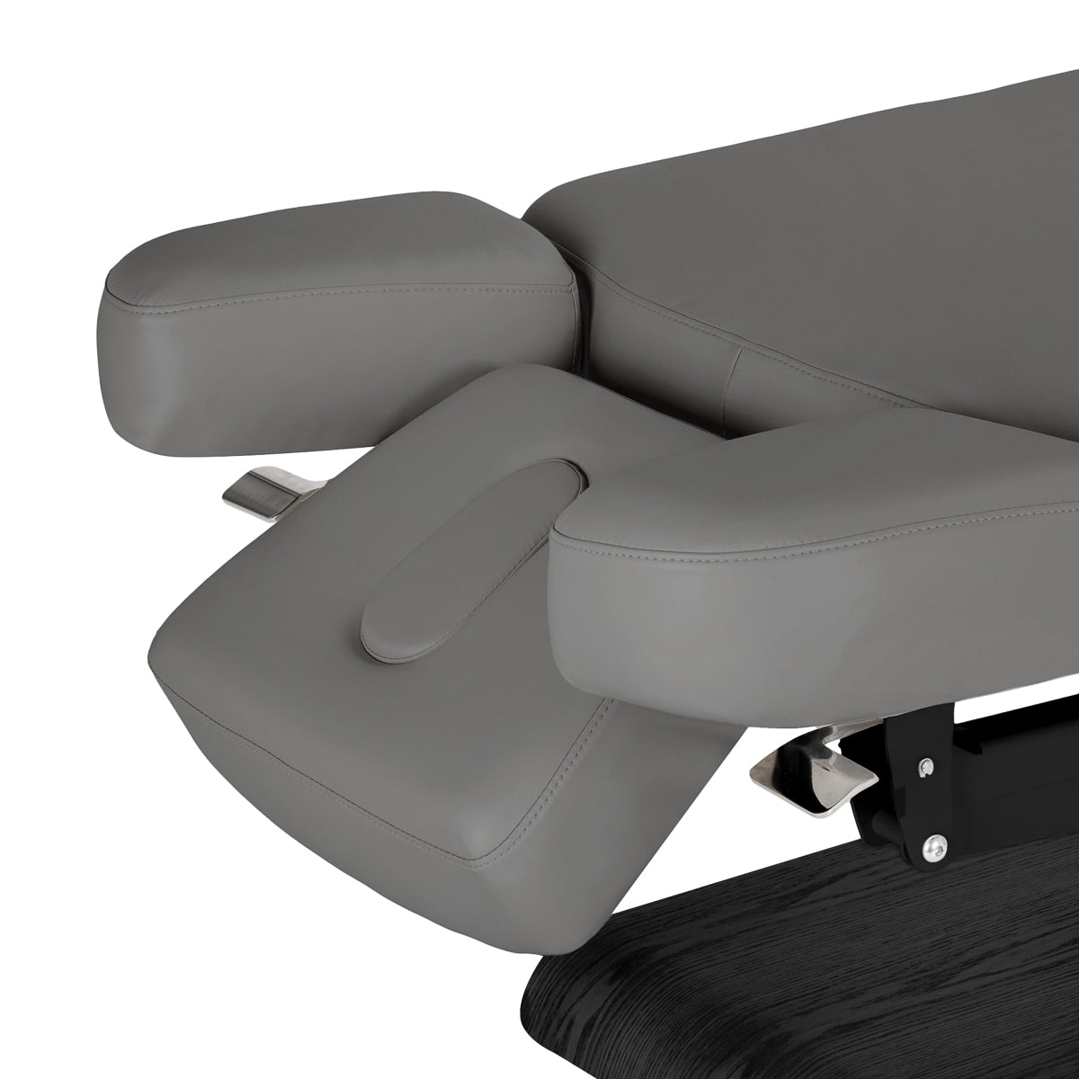 Marquesa SPA Elétrica Sillon Relax – Cinzento, Base Preto · Laterais do apoio de cabeça
