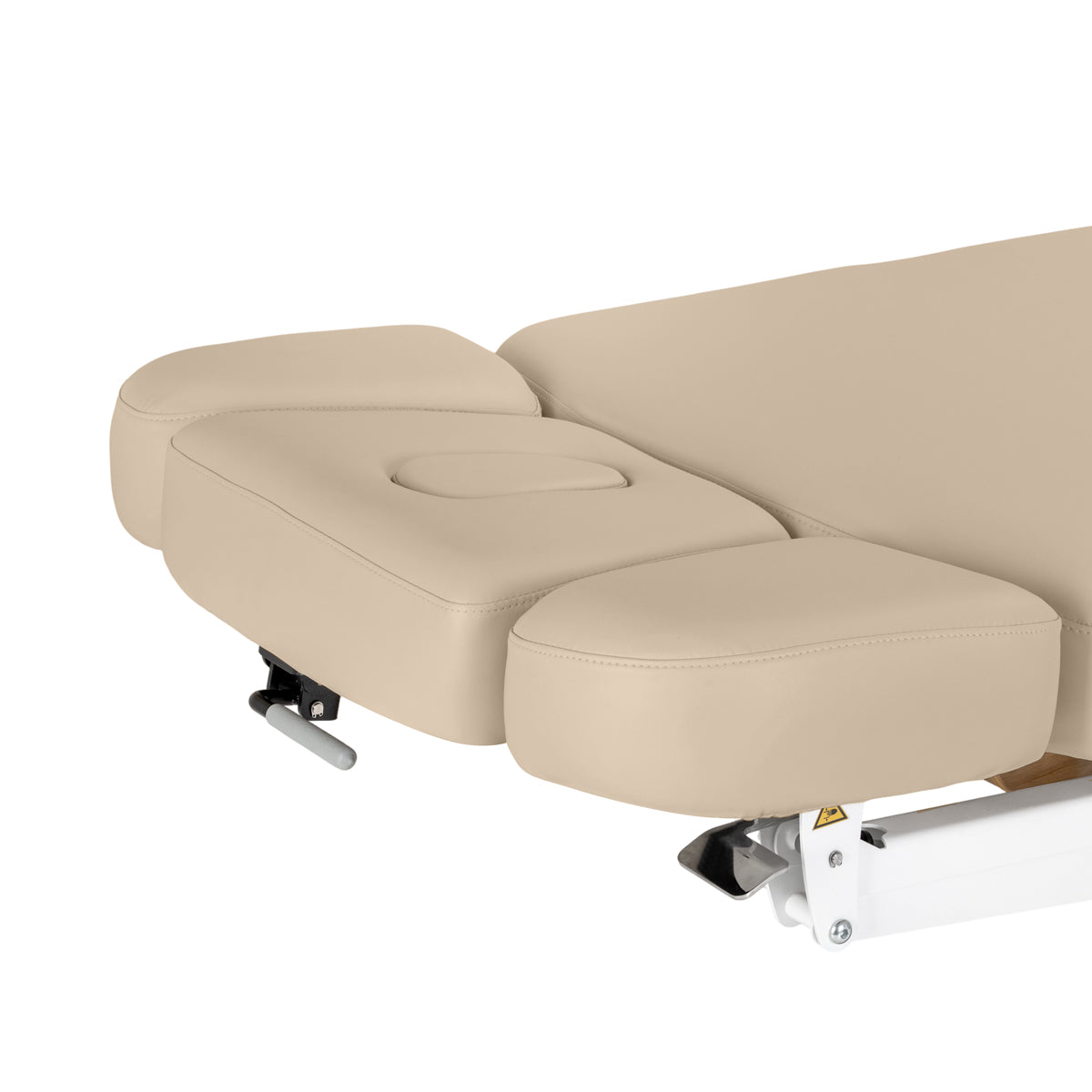 Sillon Relax · bege / castanho-claro · apoio de cabeça e abertura facial