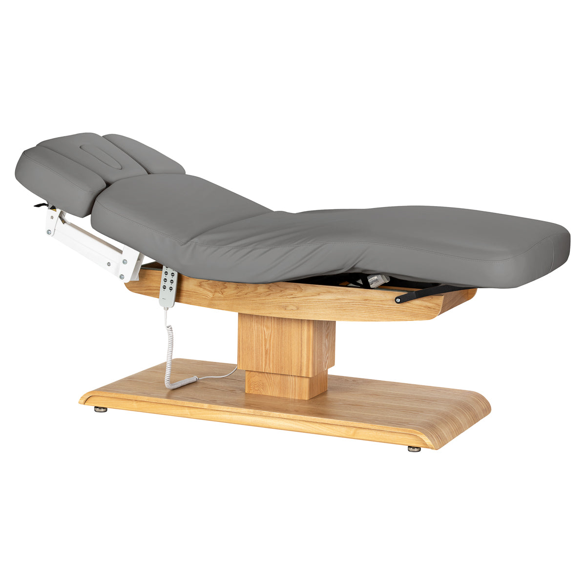 Sillon Relax · cinzento / castanho-claro · posição semideitada