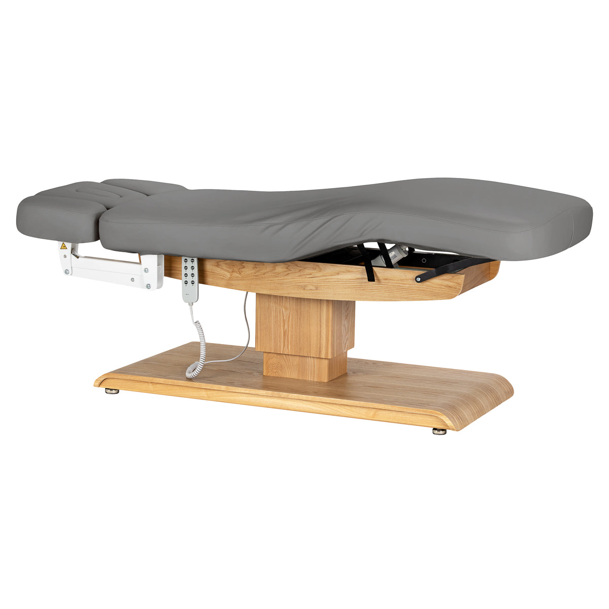 Sillon Relax · cinzento / castanho-claro · posição horizontal