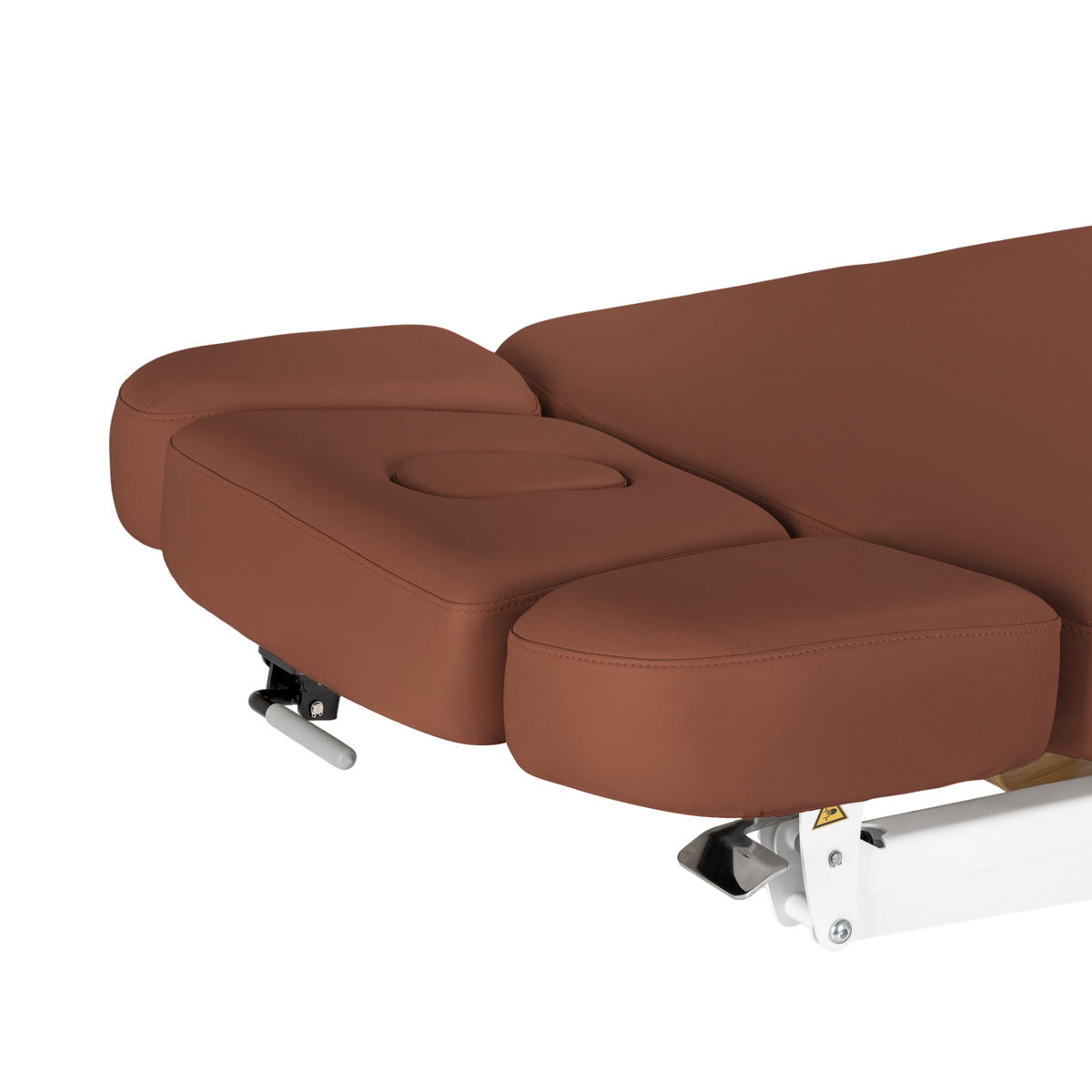 Sillon Relax · castanho / castanho-claro · apoio de cabeça e abertura facial
