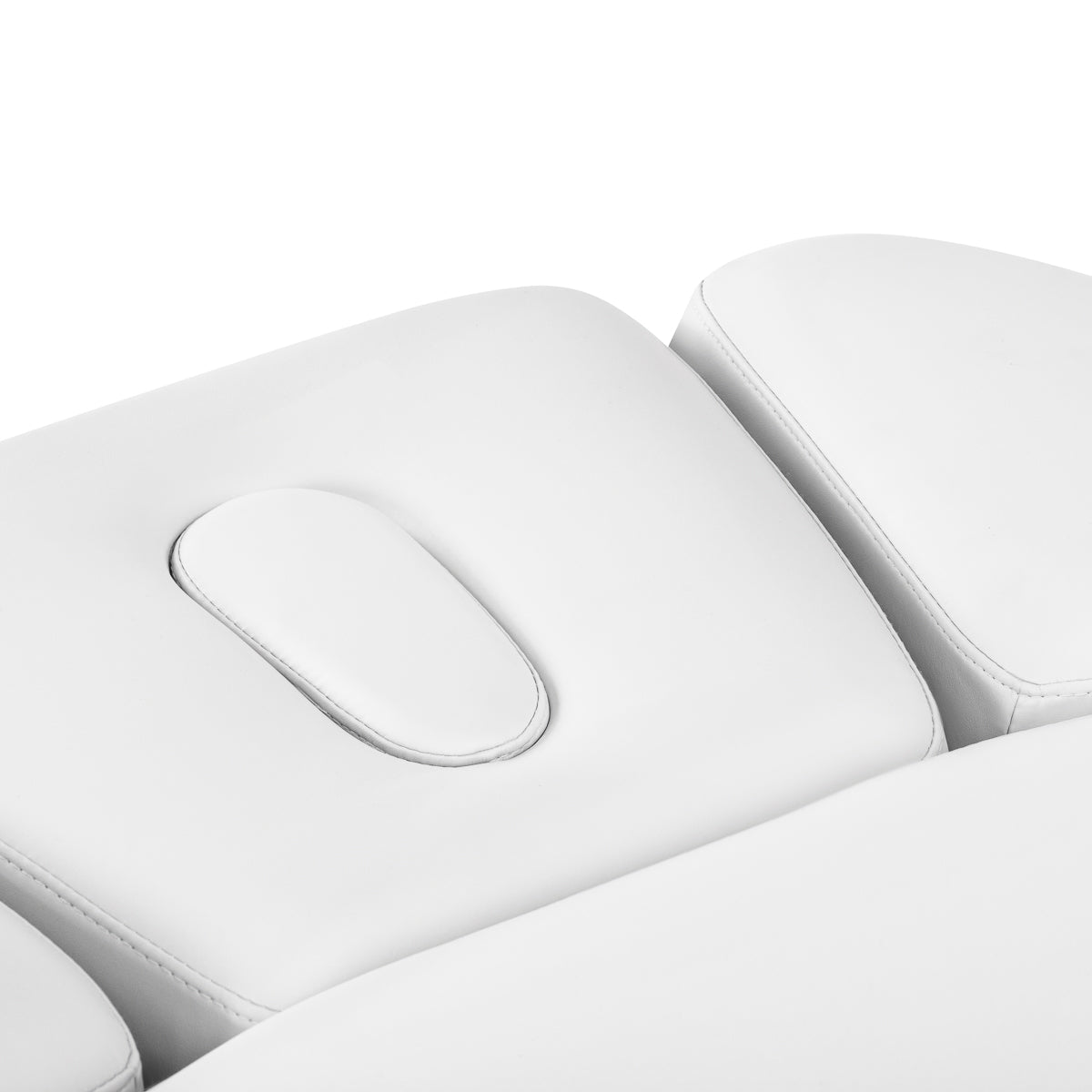 Sillon Relax · branco / castanho-claro · apoio de cabeça e abertura facial