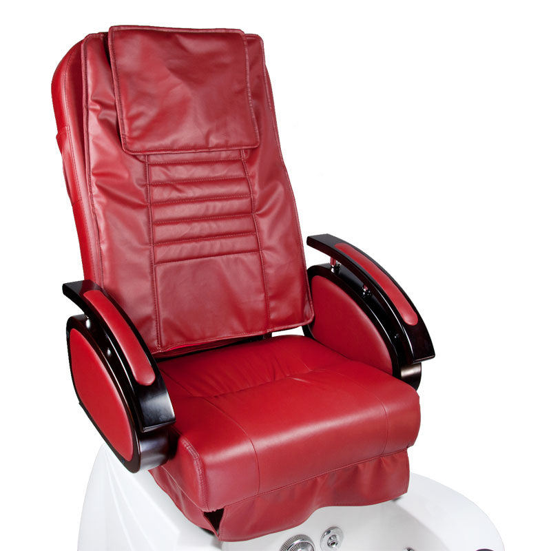 Pedicure chair with massage BR-3820D Burgundy - BVShop