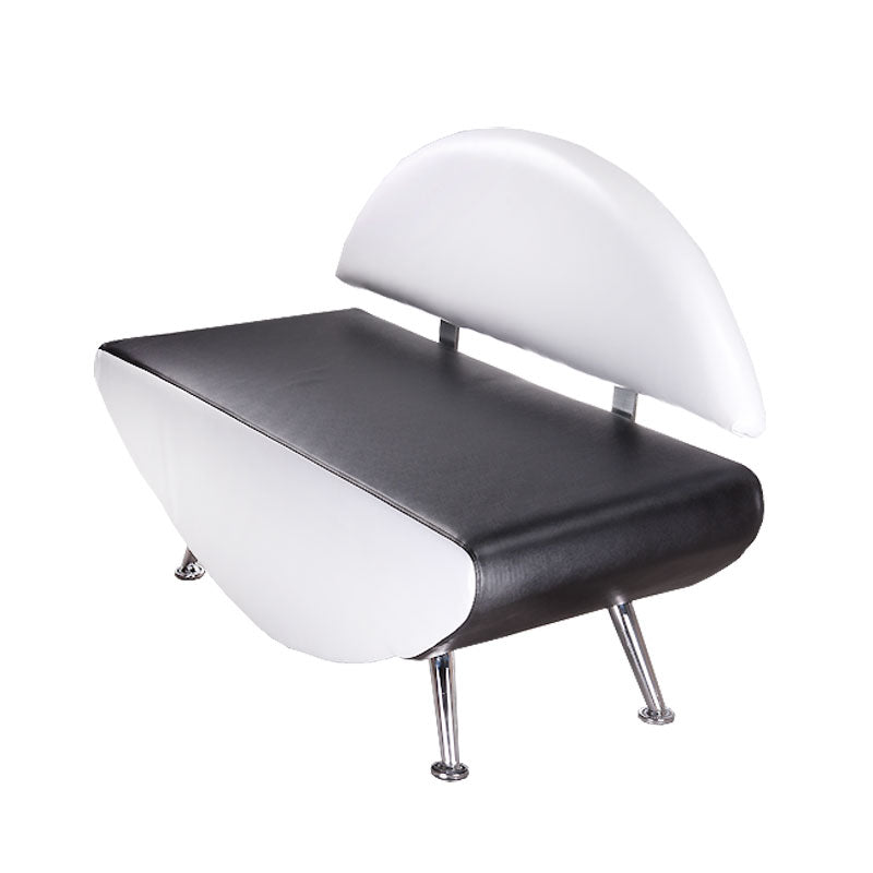 Kanapa do poczekalni Carini BD-6710 white-black - BVShop