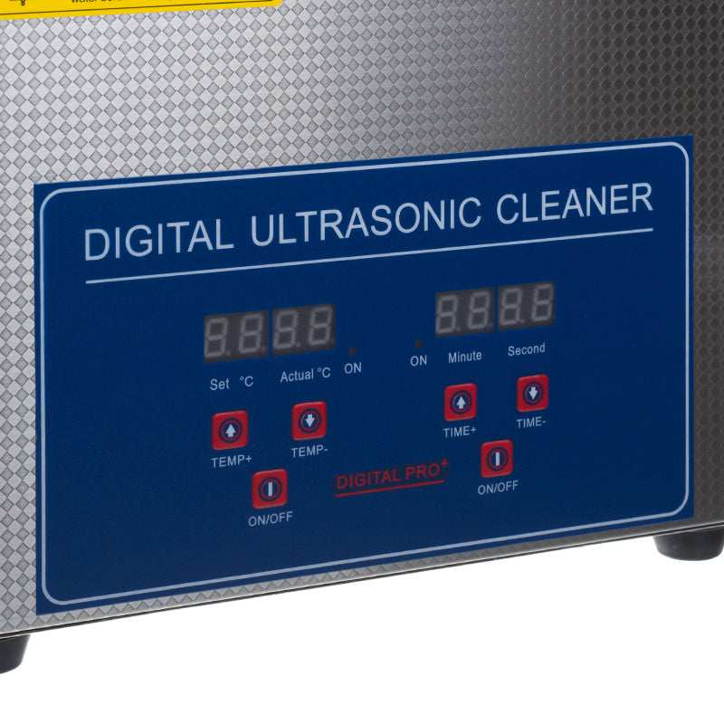 Beauty System Ultrasonic Cleaner 2.5L BS-UC3 with 100W power, showing the compact ultrasonic cleaning device with control panel.