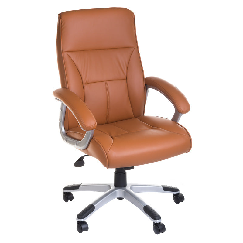 1-Fotel ergonomiczny CorpoComfort BX-5085B Brązowy-1