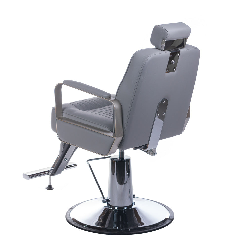 Barber Chair HOMER BH-31237 Light Gray - BVShop