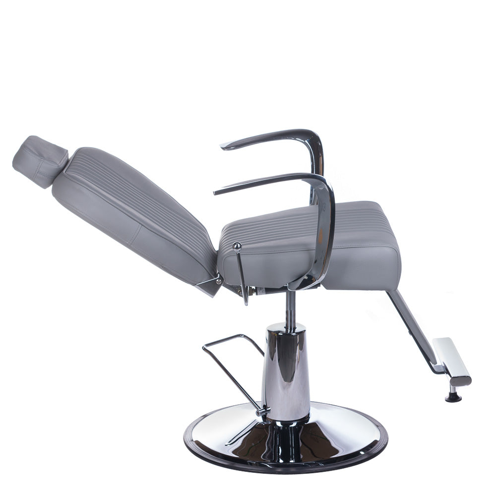 Fotel barberski OLAF BH-3273 Light gray - BVShop