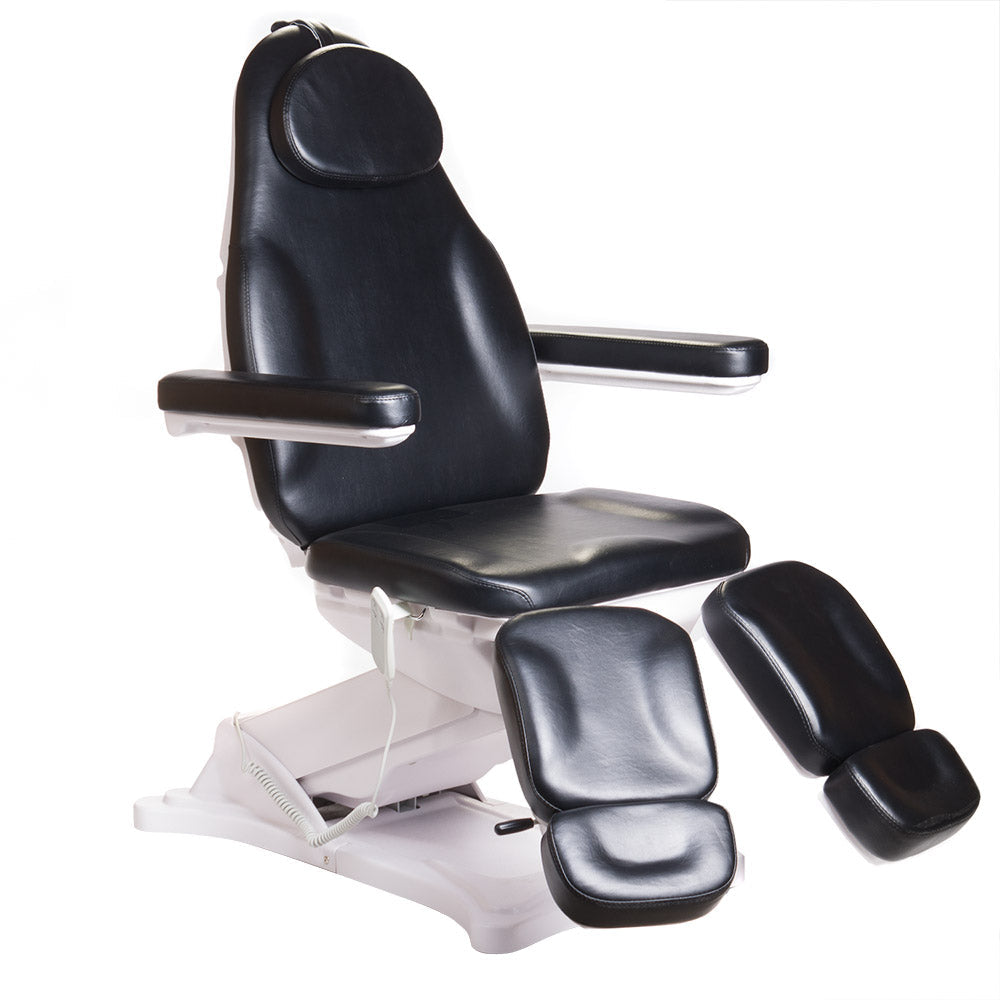 Electrical beauty chair MODENA PEDI BD-8294 by Beauty System in black, featuring a sleek design and padded armrests.
