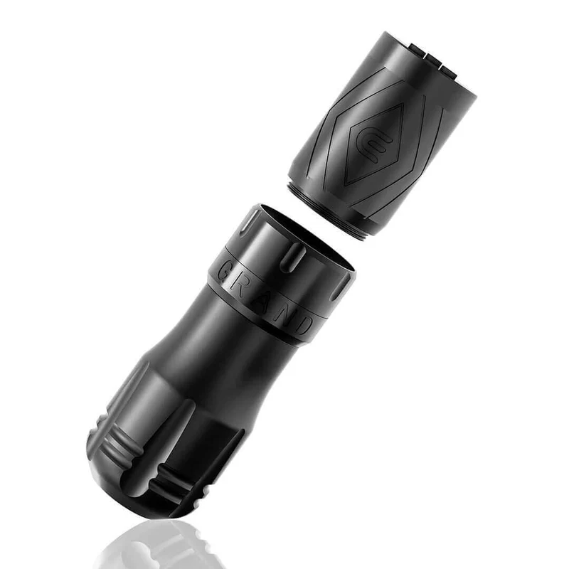 Emalla Grand tattoo pen showing the removable wireless battery pack