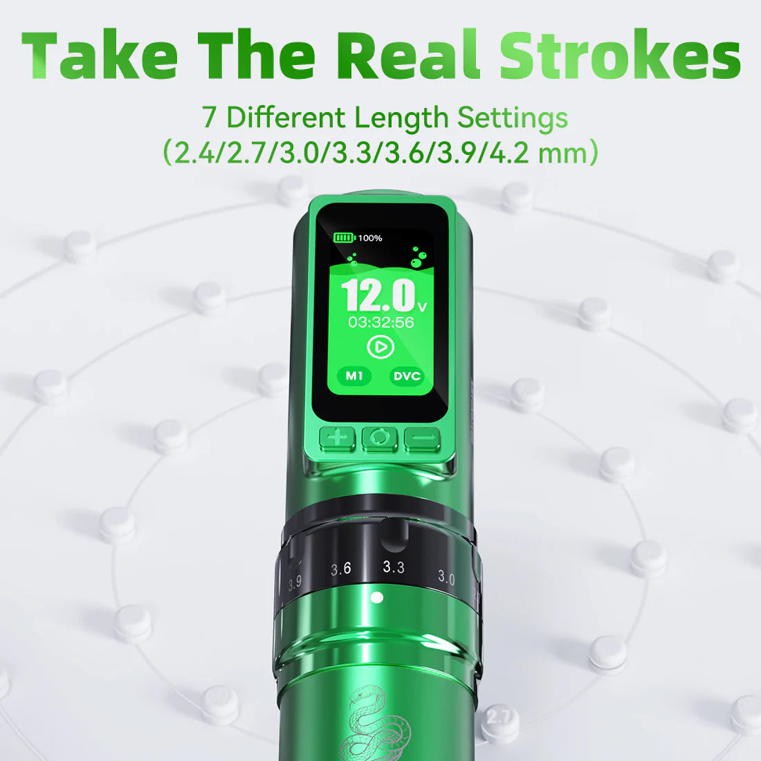 Mast Dragonhawk Fold Pro Year of Snake Edition Wireless Tattoo Machine - BVShop