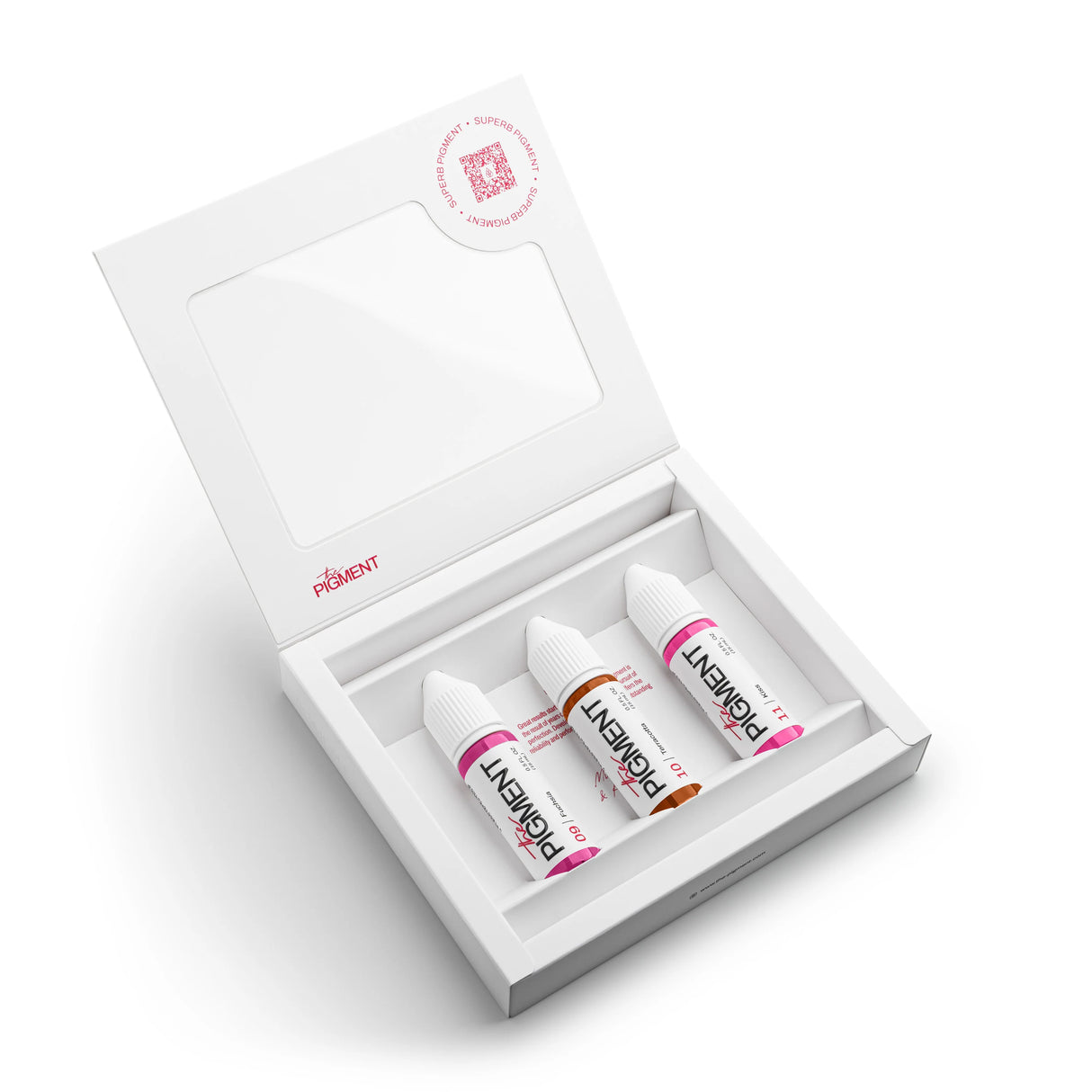 A Coleção The Pigment PMU para Lábios (3×15 ml)