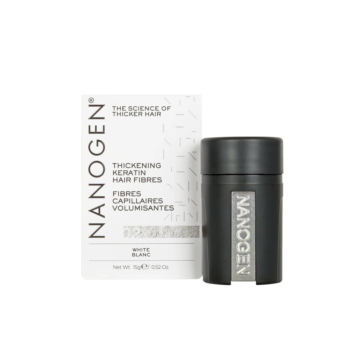 Fibra Espessante para Cabelo Nanogen Branca