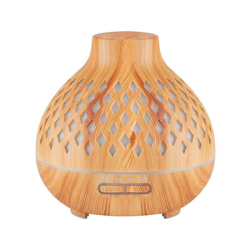 Aroma diffuser spa air humidifier 10 light wood 400ml + timer - BVShop