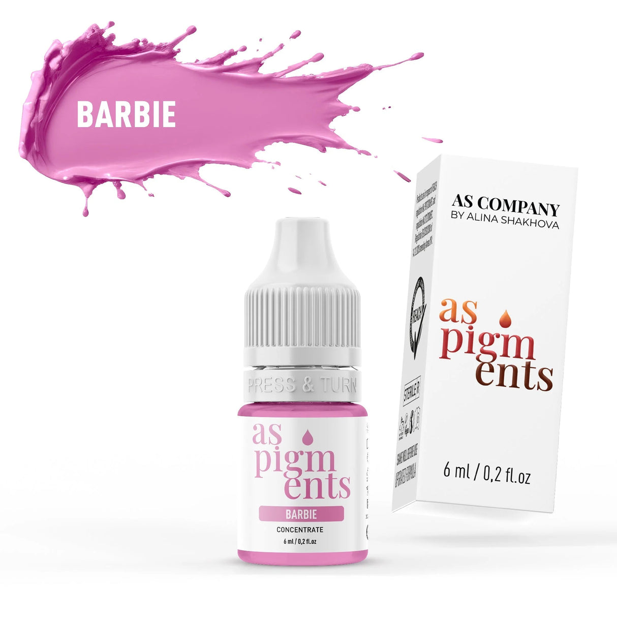 AS COMPANY Barbie/Concentrate (AS Pigments) 6/12ml - BVShop