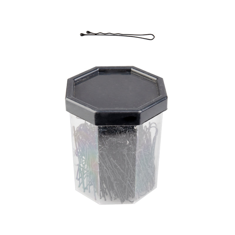 Barber pins for hair e-62 150 pcs 4.9cm black - BVShop