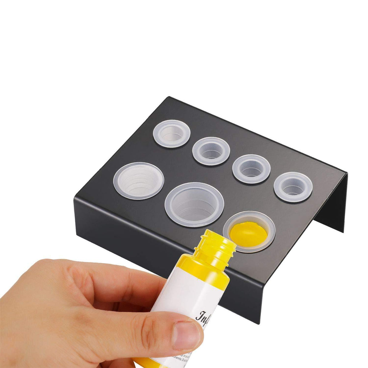 Black Metal Caps Holder 7 Holes - BVShop