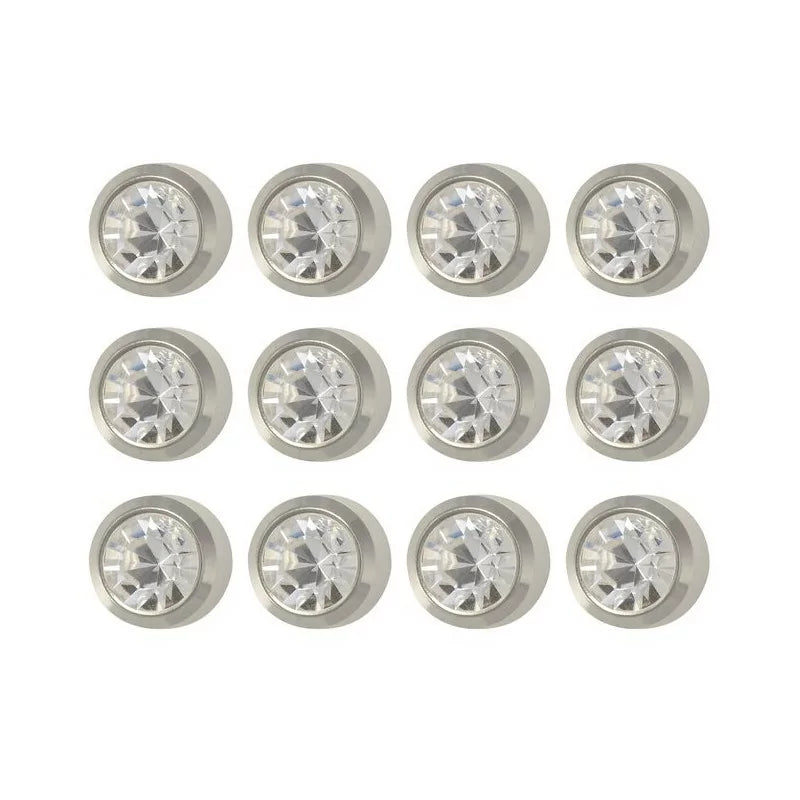 Brincos Caflon® de Titânio Pedra de Nascimento de Abril