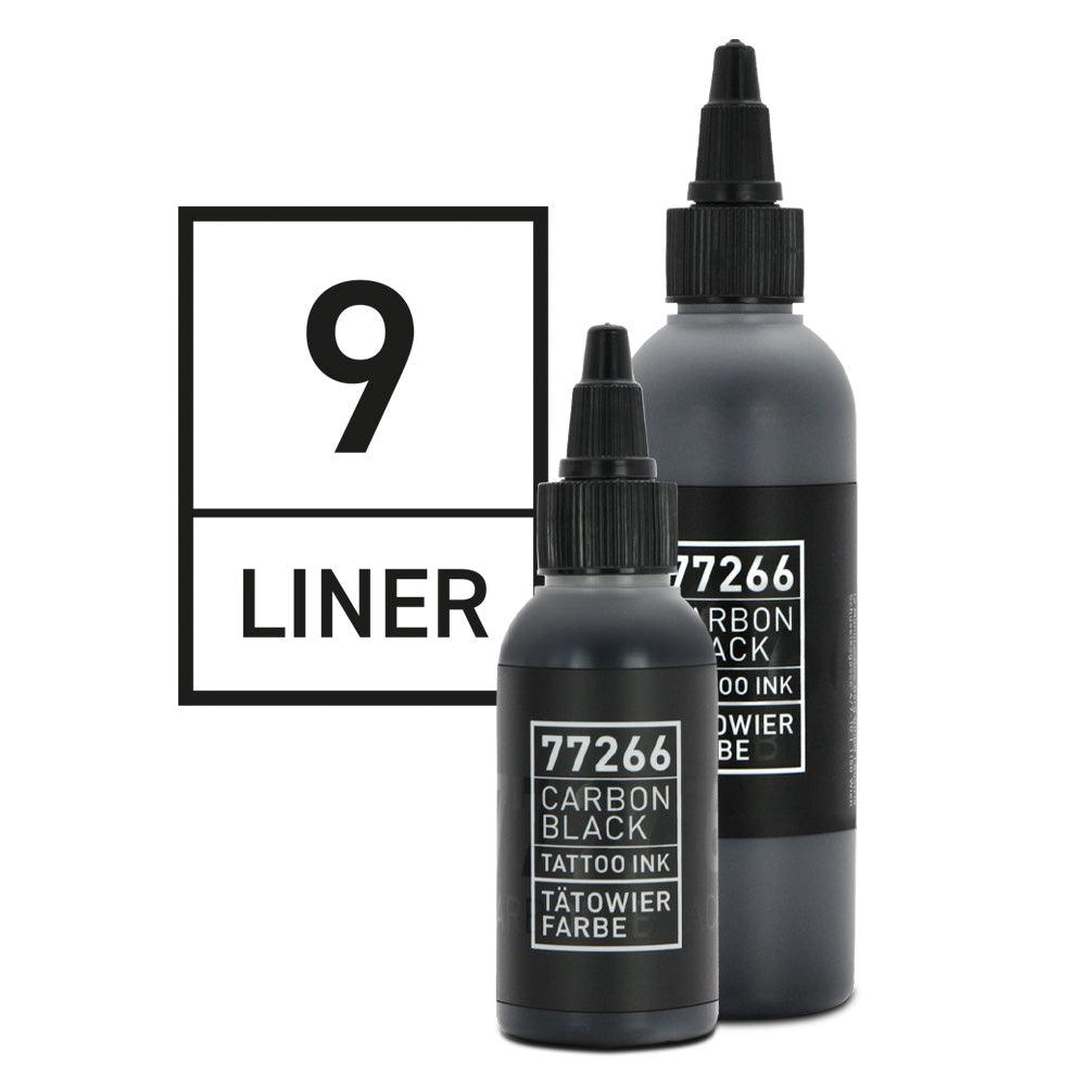 Carbon Black Tattoo Ink Liner 09 100ml - BVShop