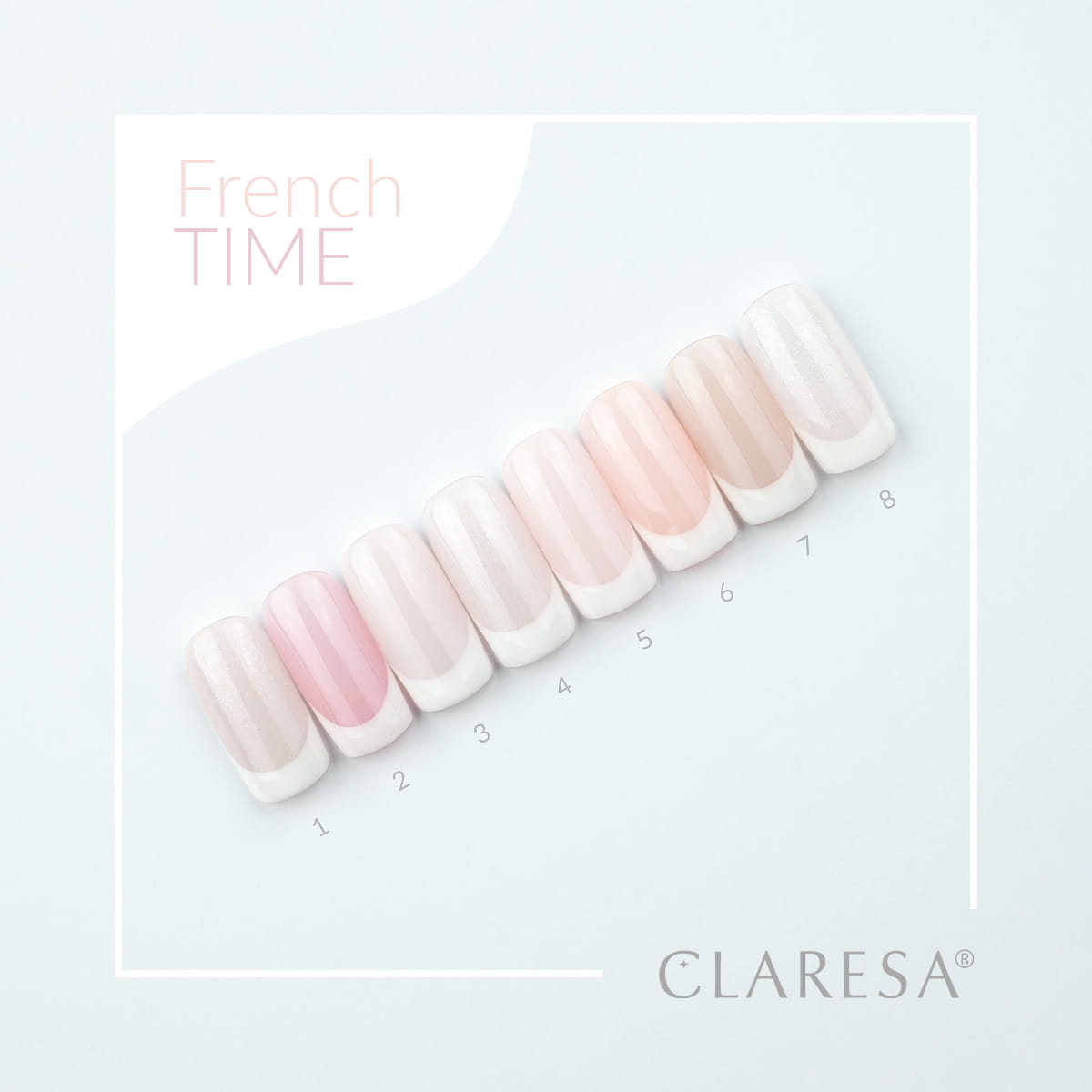 CLARESA French Time Hybrid Polish 1 -5g - BVShop