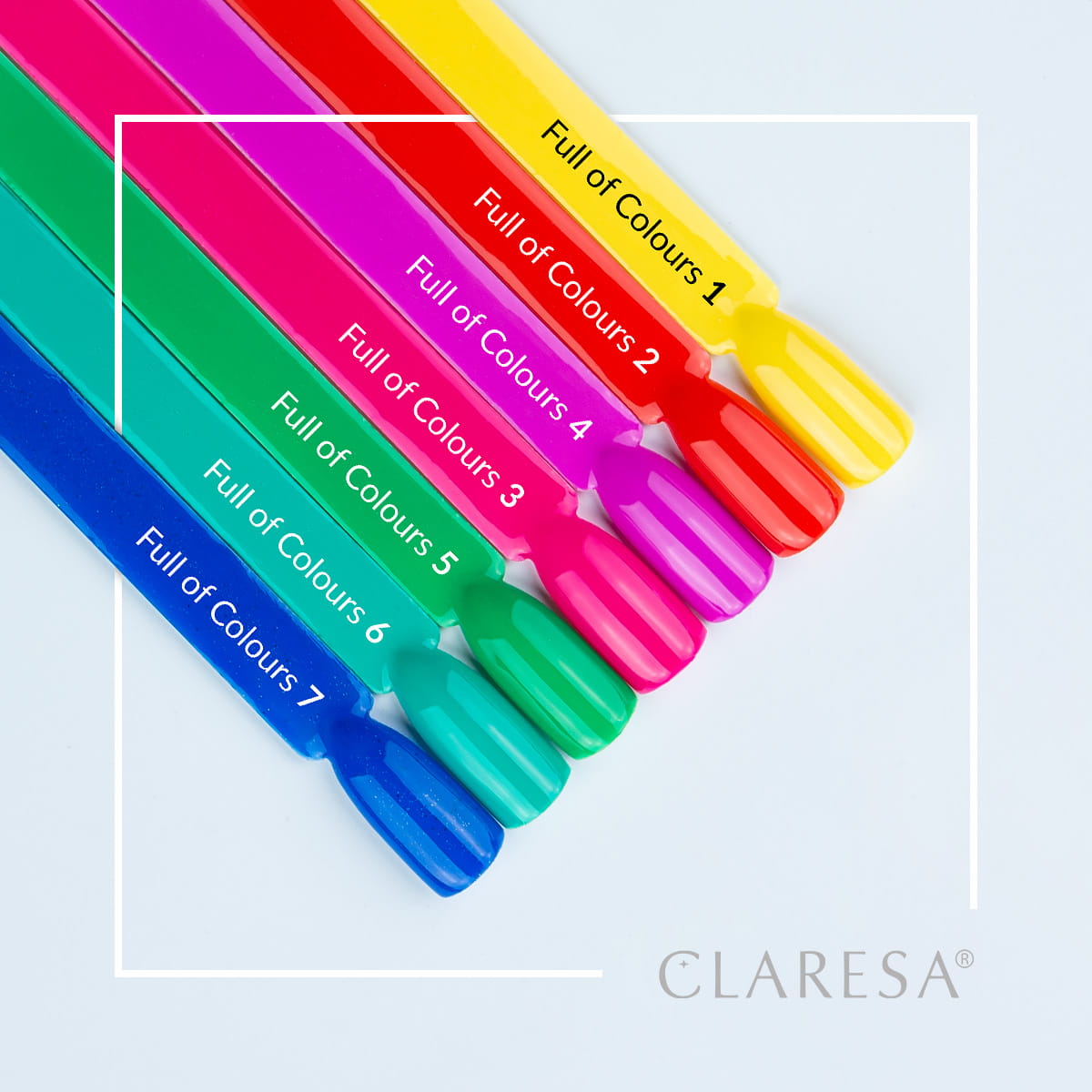CLARESA Full of colours hybrid Polish 6 -5g - BVShop