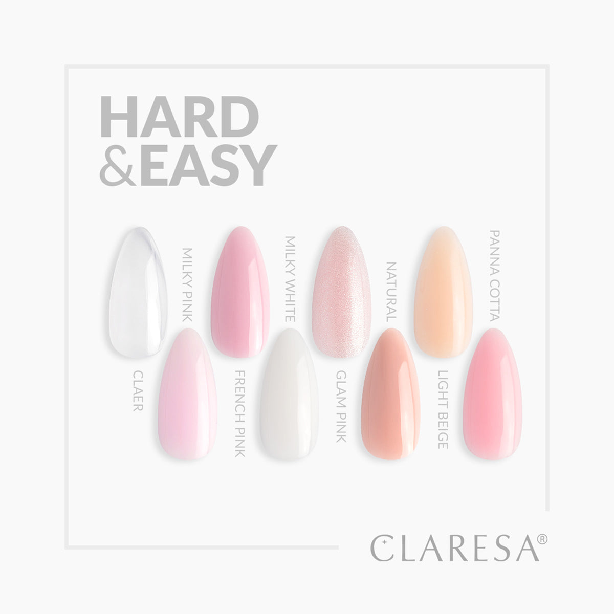 CLARESA HARD&EASY BUILDER GEL CLEAR 12g - BVShop