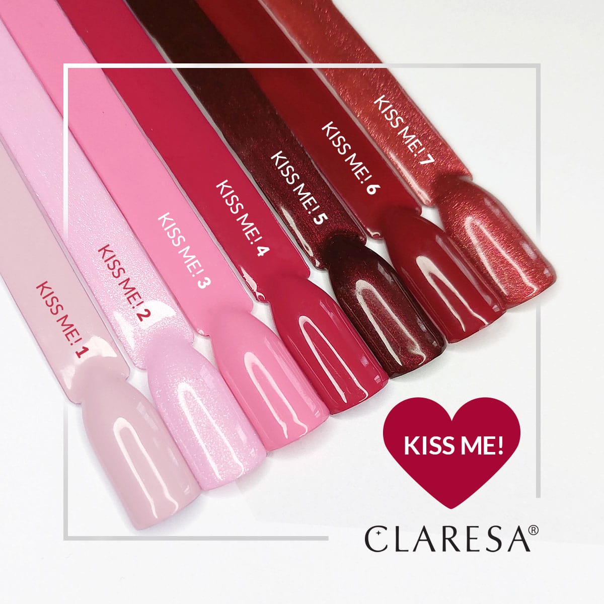 CLARESA hybrid polish Kiss Me! 2 -5g - BVShop
