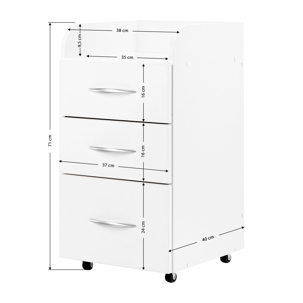 Combi cabinet ii white - BVShop