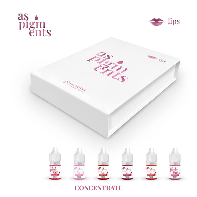 AS COMPANY Concentrate Set (AS Pigments) 6pcs/6ml - BVShop