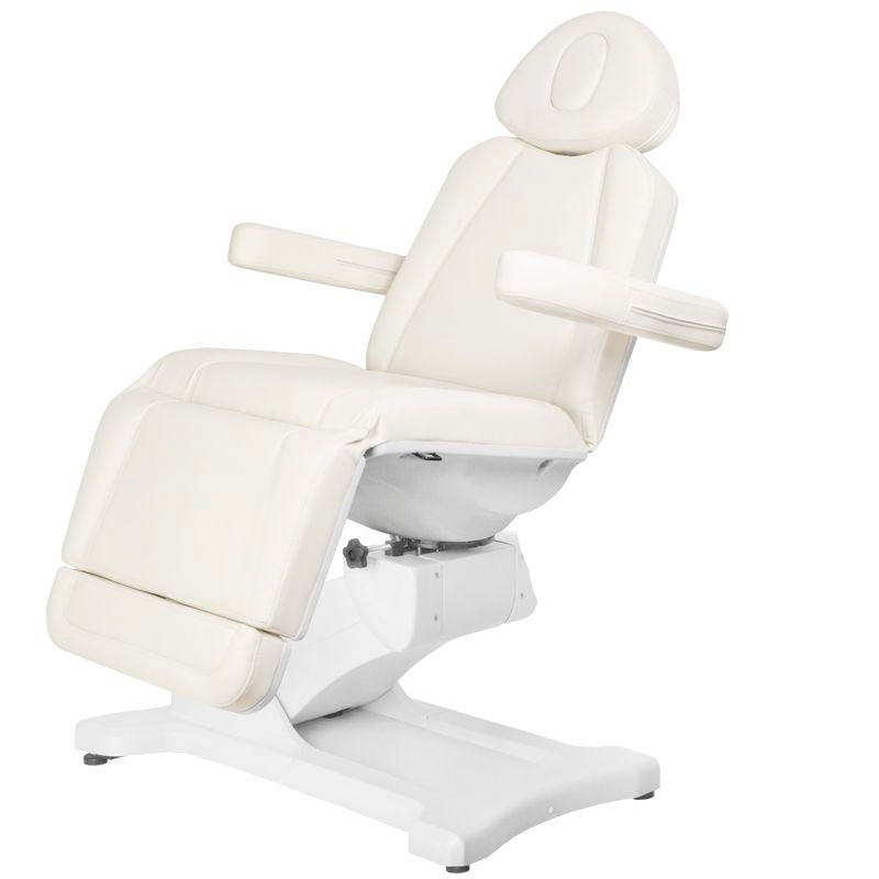 Electric cosmetic chair azzurro 869a rotary 4 engine white - BVShop