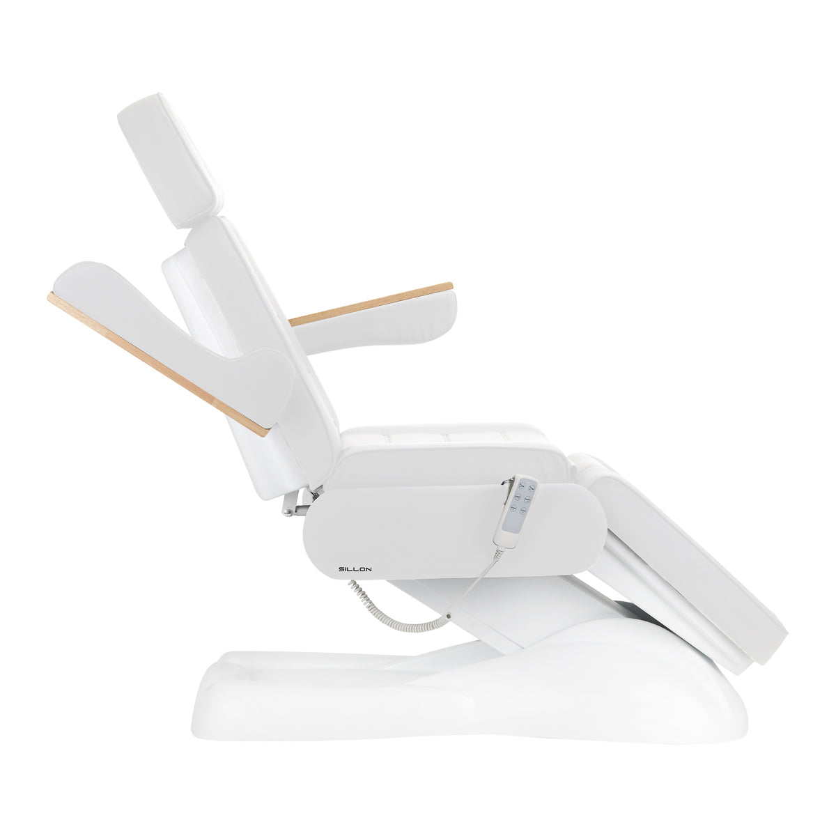 Electric cosmetic chair SILLON Lux 273b 3 motors white - BVShop