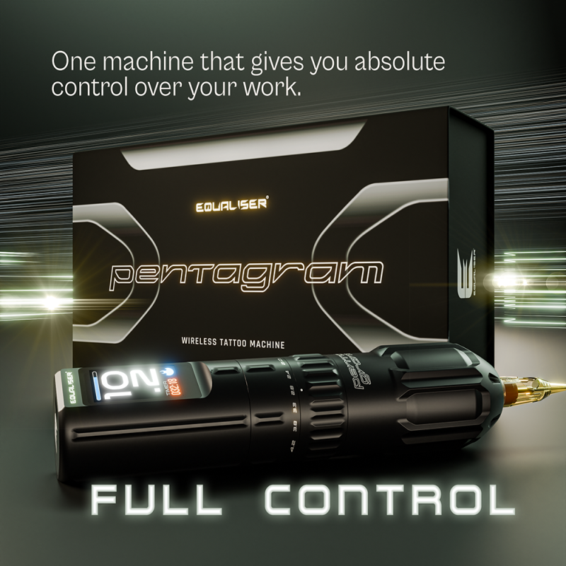 Máquina de Tatuar Sem Fios Equaliser Pentagram