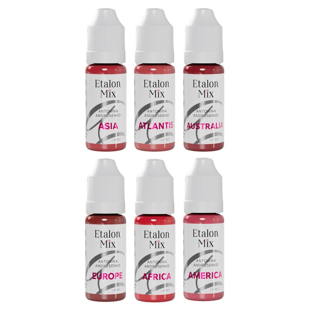 Etalon Mix Lip Set By Antonina Andrusenko 6x10ml - BVShop