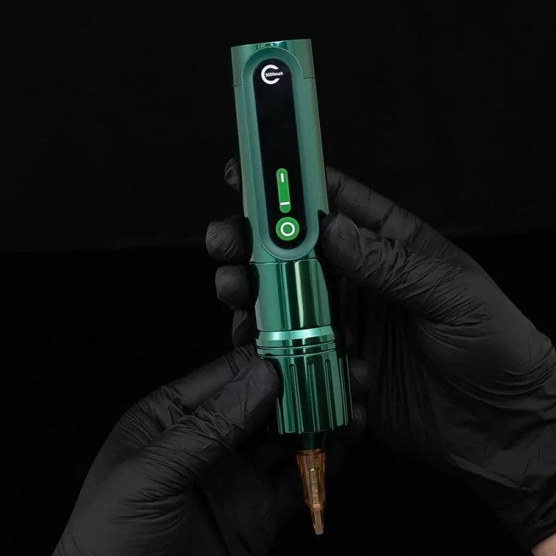 EZ P2 Epic Wireless Tattoo Pen Emerald - BVShop