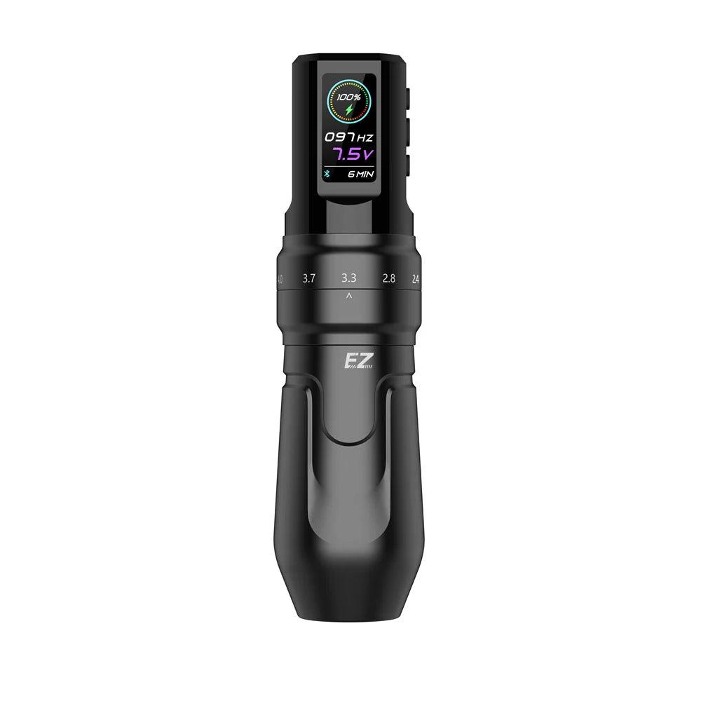 EZ Tattoo P3 Pro Bluetooth Machine Pen 2x Batteries Matte Black - BVShop