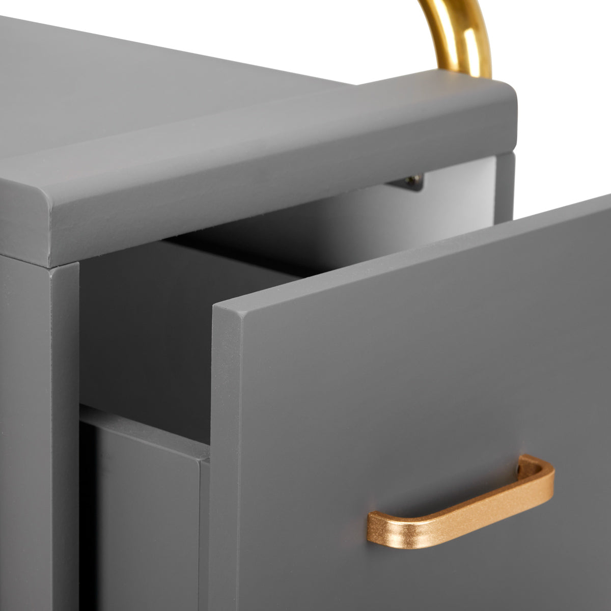 GABBIANO HAIRDRESSER TROLLEY SOLO GOLD GRAY - BVShop