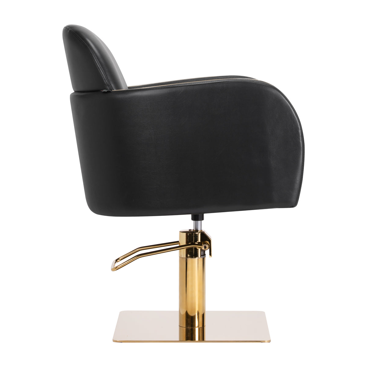 Gabbiano hairdressing chair Malaga gold black - BVShop