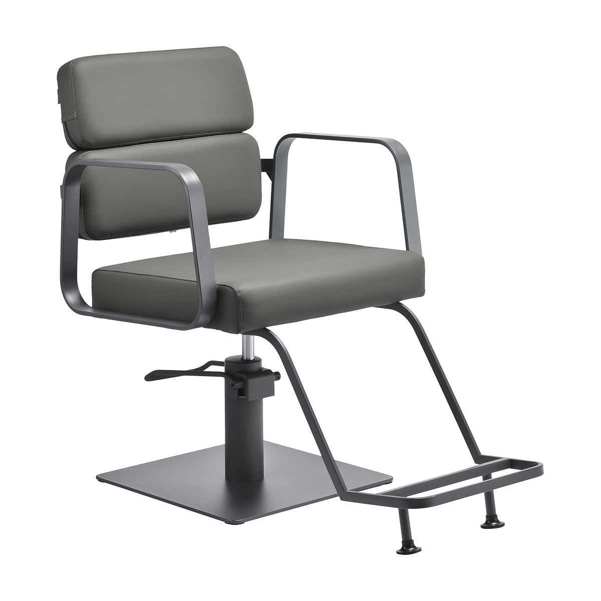 Gabbiano hairdressing chair Porto gray gray - BVShop