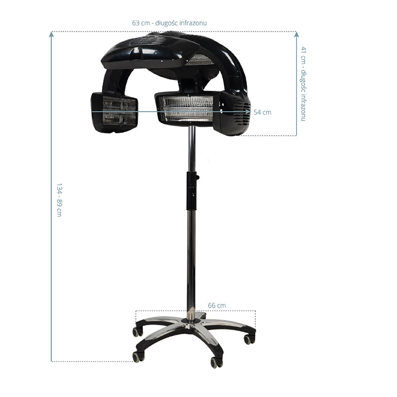Gabbiano infrazon standing 628 black - BVShop