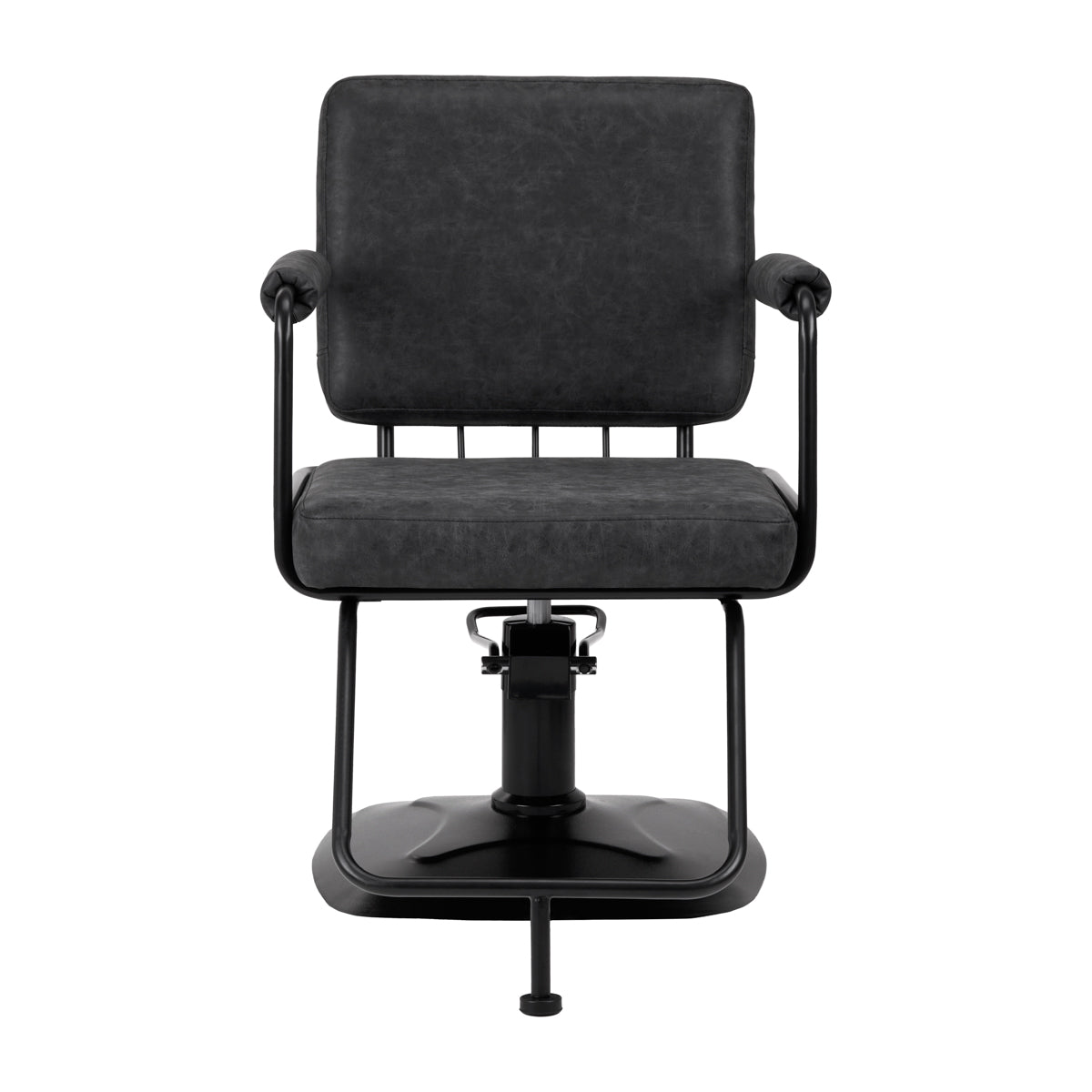Gabbiano Katania Loft Old Leather hairdressing chair black - BVShop