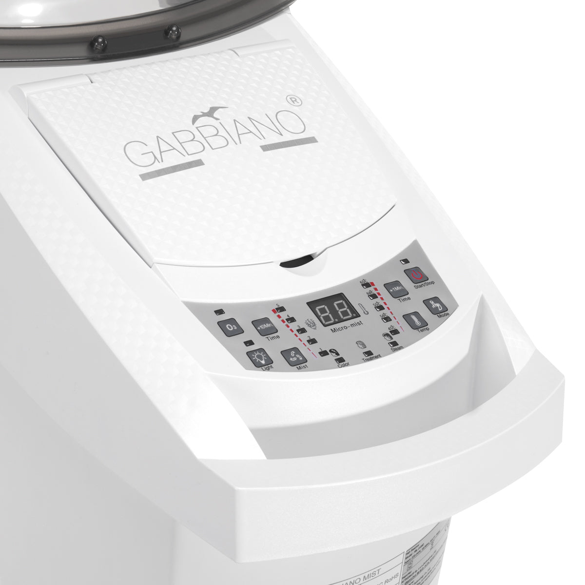 Gabbiano standing hairdressing sauna 408D white with active ozone - BVShop