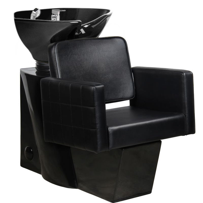 Gabbiano wash unit ankara black / black bowl - BVShop