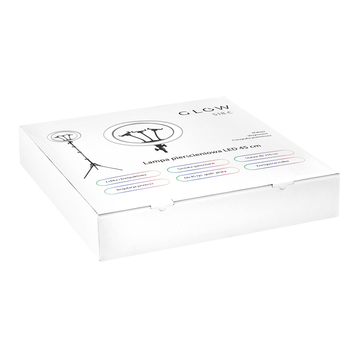 GLOW ring lamp ring 18" bsc with tripod 45W - BVShop