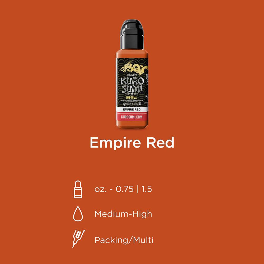 Kuro Sumi Imperial Tattoo Ink Empire Red - BVShop