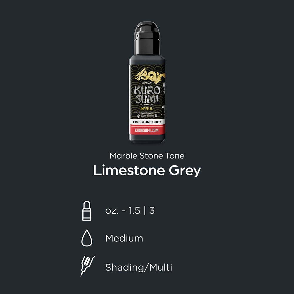 Kuro Sumi Imperial Tattoo Ink Limestone Grey 44ml - BVShop